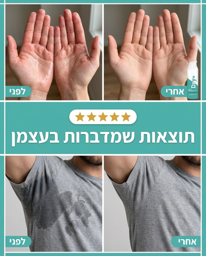 ג'ל נטרול הזיעה של Dry+