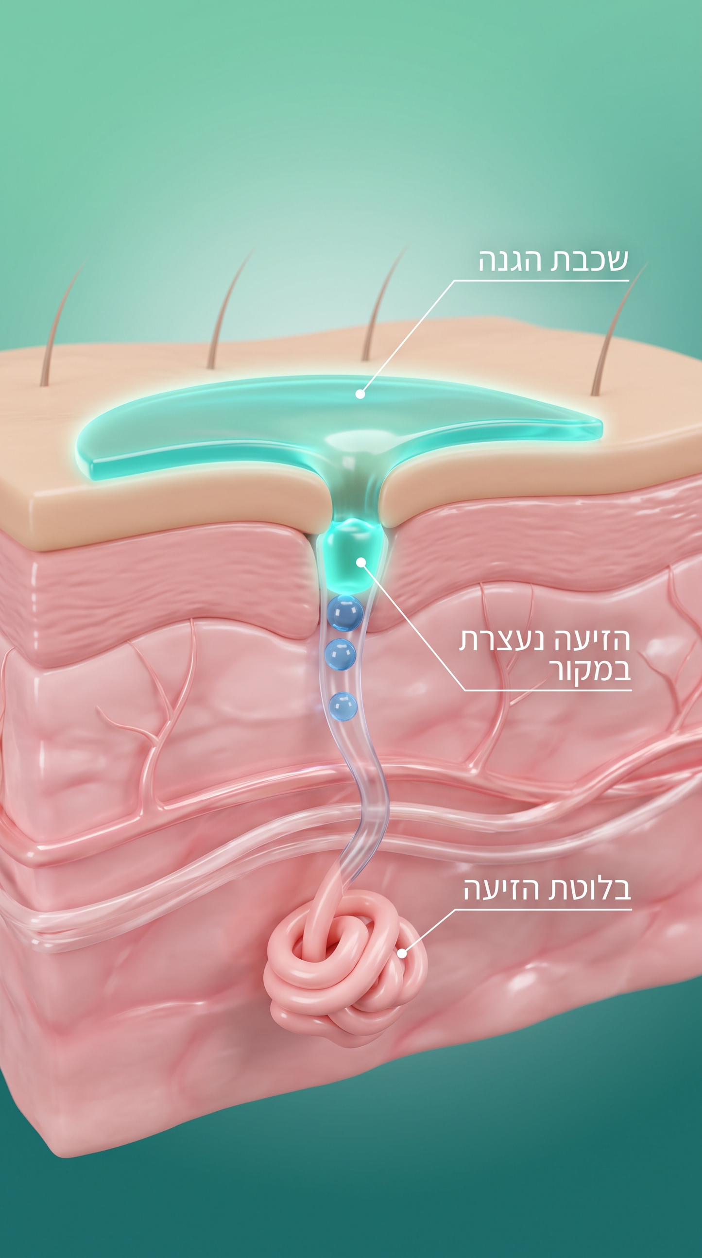 ג'ל נטרול הזיעה של Dry+